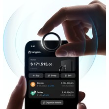 Tangem Wallet Ring Kripto Para Cüzdanı (Nfc-Soğuk Cüzdan)(1 Ring + 2 Cards)