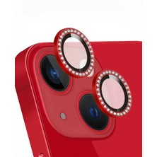 Kılıf House Iphone Uyumlu Parlak Taşlı Kamera Lens Koruyucu