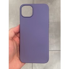 Iphone 14 ve 15 Plus Uyumlu Içi Kadife Koruyucu Lansman Silikon Kılıf