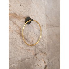 Storemax Yuvarlak Havluluk Havlu Askısı Siyah S-102