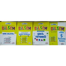 Editör Yayınları 2. Sınıf Bilsem Şekil Yeteneği+Konu Anlatımlı+Soru Bankası+Deneme    Sınavı   4 Lü Set