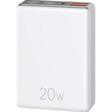 Usams CD192 10000 Mah Powerbank | 22.5W Hızlı Şarj | Pd 20W + Qc3.0 | 3 Çıkışlı | LED Dijital Ekranlı Taşınabilir Şarj Cihazı