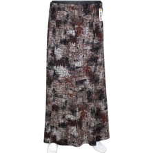 Hermevsim Hesna Kadın Ayşen Kışlık 8 Parça Astarsız Lastikli Kiremit Etek D30