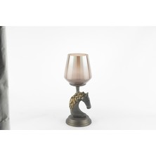 Mikasa Moor Smoke Cam At Figürü Mumluk 12X31 cm