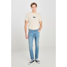 Lee L71900057318 Mavi Erkek Luke Slim Fit Dar Kesim Normal Bel Dar Paça Pantolon