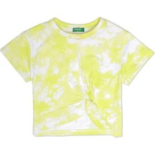 United Colors Of Benetton Kız Çocuk Sarı Tişört Model Kodu: 223P3085C10B3