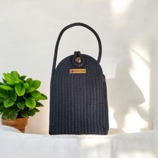 El Emeği Omuz Çapraz Askılı Tress Ip ve Kordon Ip Telefon Çantası