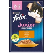 Felix Kitten Tavuklu Yavru Yaş Kedi Maması 1 Adet 85 gr