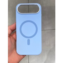 Iphone 17 Air Uyumlu Magsafe Şarj Destekli Içi Kadife Silikon Kılıf Magsafe Uyumlu Telefon Kılıfı