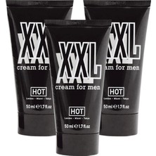 Murays Süper Hotxxl Cream Men Hardener Delayer Enlarger 3 Tane 50 ml Erkeklere Özel Boyut Kremi