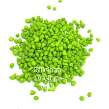 Kitchen Design Lab Yeşil Dekoratif Taşlar Ev Dekorasyon Natural Taşlar Akvaryum Teraryum Fanus Süsleme Taşları 500 Gram