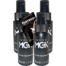 Murays Süper Shoe 4 Tane Ayak Kokusu 50 ml Ölçek Ayakkabılara Bakım Spreyi + Yanında Jel