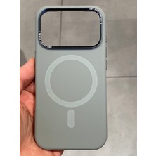 Iphone 17 Pro Uyumlu Magsafe Şarj Destekli Içi Kadife Silikon Kılıf Magsafe Uyumlu Telefon Kılıfı