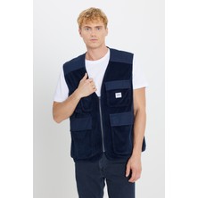 Lee %100 Pamuk Regular Fit Normal Kesim Gömlek Yaka Cepli Yelek