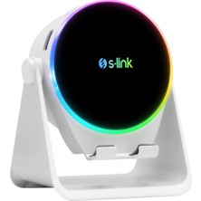S-Link SL-S81 Vireon Beyaz 5W 1200MAH Bt,usb,induction Destekli Speaker  