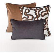 Lidoma Home LİDOMA HOME "Loop & Smooth" Dekoratif Kırlent Kılıfı Seti