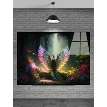 Tavus Kuşu Cam Tablo Ev Dekorasyon,balkon Dekorasyonu,dekoratif,duvar Tablo,mutfak Tablo