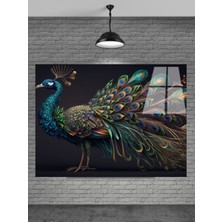 Tavus Kuşu Cam Tablo Ev Dekorasyon,balkon Dekorasyonu,dekoratif,duvar Tablo,mutfak Tablo