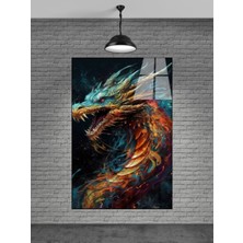 Ejderha Cam Tablo Ev Dekorasyon,balkon Dekorasyonu,dekoratif,duvar Tablo,mutfak Tablo