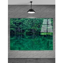 Orman Cam Tablo Ev Dekorasyon,balkon Dekorasyonu,dekoratif,duvar Tablo,mutfak Tablo