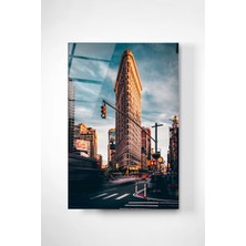 Flatiron Building, New York Cam Tablo, Dekoratif Cam Tablo