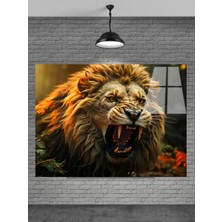 Aslan Cam Tablo Ev Dekorasyon,balkon Dekorasyonu,dekoratif,duvar Tablo,mutfak Tablo