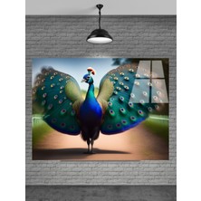 Tavus Kuşu Cam Tablo Ev Dekorasyon,balkon Dekorasyonu,dekoratif,duvar Tablo,mutfak Tablo