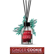 Auran Ginger Cookie Çubuklu Oda Kokusu Bambu Ortam Kokusu Zencefilli Kurabiye Kokulu Reed Diffuser 50ML
