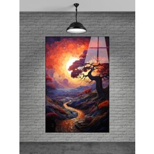 Marsilyan Yaz Manzarası Cam Tablo Ev Dekorasyon,balkon Dekorasyonu,dekoratif,duvar Tablo,mutfak Tablo