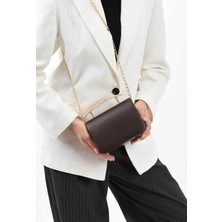 Çanta Trend *** Kadın Şık Tasarımlı Kahverengi El ve Omuz Çantası