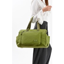 Çanta Trend Ultra Hafif Şik ve Su Geçirmez Büyük Boy Omuz, El Seyahat Çantası Yeşil Model: (571-13-9G)