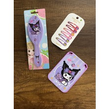 Gülümse Gel Kuromi Ayna Tarak ve 6'lı Çıtçıtlı Çıtçıt Toka Seti Yeni Yıl Yılbaşı Christmas Advent Calendar