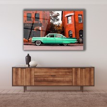 Marsilyan Vitray Mavi Kanatlı Melek Cam Tablo