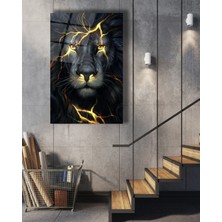 Şah Satranç Teması Cam Tablo