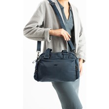 Çanta Trend Yumuşak Dokulu Ultra Hafif, Su Geçirmez Polyamid Kumaş Omuz/kol Çantası Lacivert MODEL:(571-13-14G)