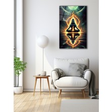 Marsilyan Meditasyon Gücü Cam Tablo