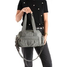 Çanta Trend Ultra Hafif Su Geçirmez Çok Cepli Omuz Çantası Gri (Model: 571-5M)