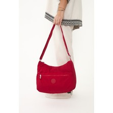 Çanta Trend Sanmorris Kadın Suya Dayanıklı Kumaş 5 Gözlü Çapraz Askılı Okul Seyahat ve Omuz Çantası