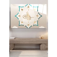 Marsilyan Osmanlı Tuğrası Cam Tablo, Dekoratif Cam Tablo