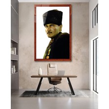 Marsilyan Fırtınalı Bir Gecede Anıtkabir Cam Tablo