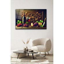 Marsilyan Şarap Masası Cam Tablo