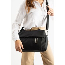 Çanta Trend Mega Polo Kadın Yumuşak Suni Deri El ve Ayarlanabilir Uzun Omuz Askılı Çanta