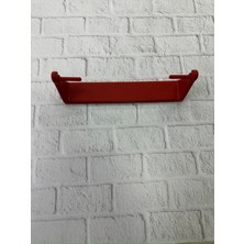 Teknodayım Kırmızı Peçete Tutucu Duvara Monte Pratik Kağıt Havlu Askısı