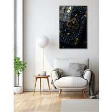 Marsilyan Çember Besmele Kare Cam Tablo