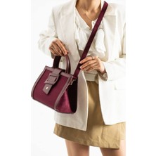 Çanta Trend Kadın Süet Omuz Çantası