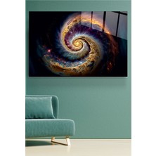 Marsilyan Sonsuz Galaksi Cam Tablo, Dekoratif Cam Tablo