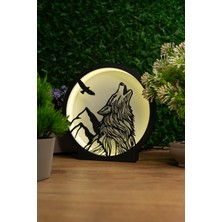 Makerpax Kurt Temalı Lightbox – USB LED Işıklı Masa Lambası | LED Gece Lambası | Gaming Dekor