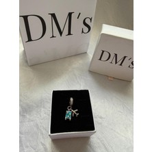 DMs Silver Bavul ve Uçak 2'li Gümüş Charm'ı