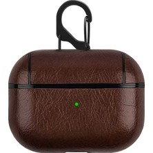 Guleron Airpods 4. Nesil Uyumlu Lüks Retro Suni Deri Koruyucu Kılıf+Kanca