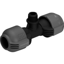 02786-20.000.00 T-Parçası 25MM x 1/2'' Erkek Diş